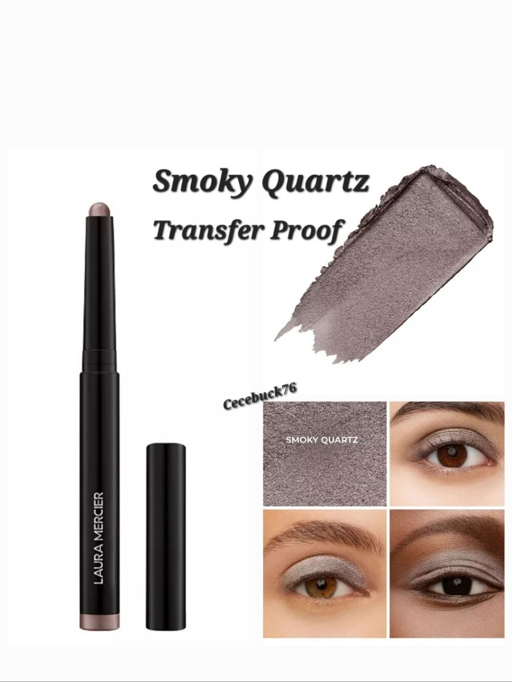 🌺Laura Mercier Smoky Quartz Caviar Stick Cream Eyeshadow Water Proof